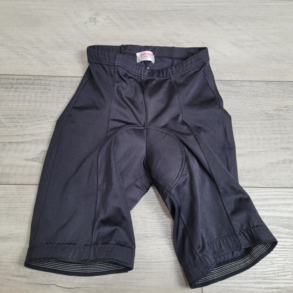 Vintage Pearl Izumi Shorts Women's 10 Black Padded Cycling Activewear Japan